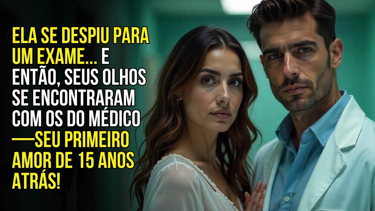 ELA SE DESPIU PARA UM EXAME. SEUS OLHOS ENCONTRARAM OS DO MÉDICO—SEU PRIMEIRO AMOR DE 15 ANOS ATRÁS!