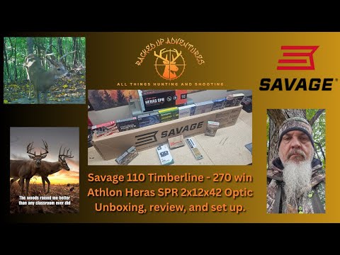Check out my new Savage 110 Timberline chambered in 270 Winchester. Rifle review and set up.
