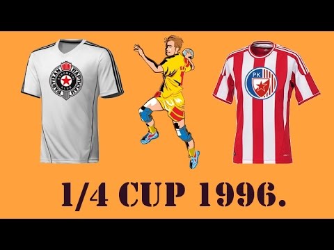 Handball 1996 RK PARTIZAN - RK CRVENA ZVEZDA Beograd rukomet balonmano