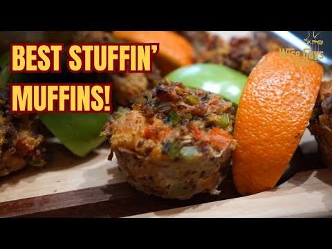 Italian Stuffin’ Muffins Recipe | The BEST Holiday Stuffing Muffins for Thanksgiving & Christmas