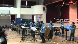 北新國小打擊A團105.01.15校內表演