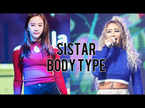 (Kpop) Sistar Body Types