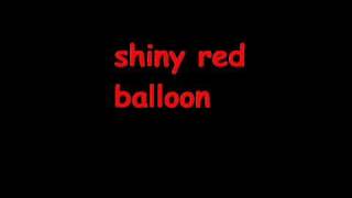 shiny red balloon