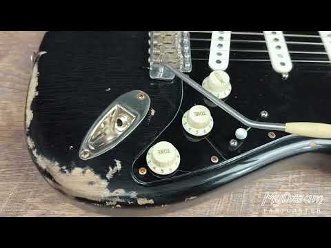MyDream Stratocaster Custom Built -Heavy Relic Black CBS Hepcat 69 image 11