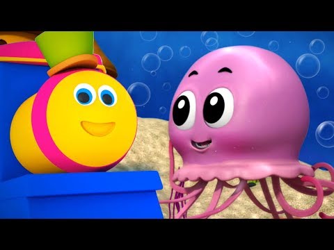 Bob il treno | Meraviglioso mondo del mare | animali marini filastrocca | Wonderful World Of The Sea