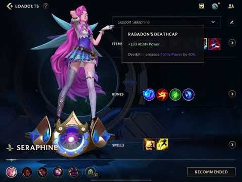 League of Legends wild rift Seraphine Support Build