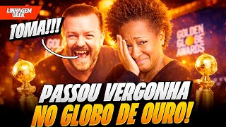 Embarrassing! Wanda Sykes provokes Ricky Gervais and makes a fool of herself at the Golden Globes.