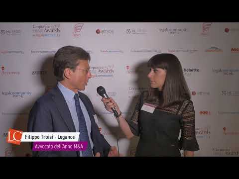 Filippo Troisi - Legalcommunity Corporate Awards 2018 by legalcommunity.it