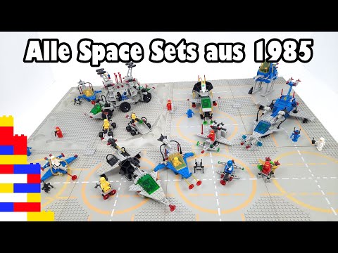 LEGO® Raumfahrt - ALLE Classic Space Sets aus 1985 [Theme]