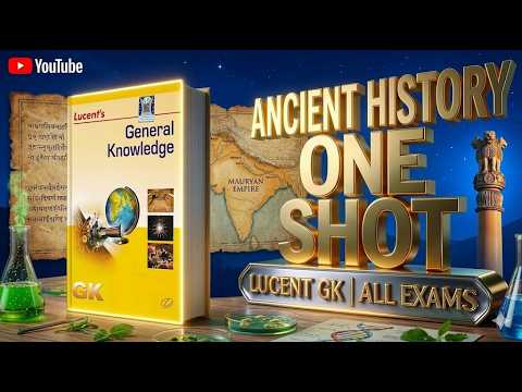 Ancient History One Shot by Lucent GK 🔥 SSC, Railway, Banking, BPSC | Full Revision
