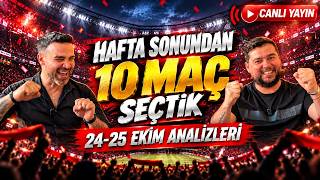 HAFTASONUNA TİKİ TAKA ORANLAR VE SKORLAR!!! (24 25  Ekim İddaa Tahminleri)
