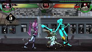 Skullgirls Robo/Double (Cilia Slide) 2 touch 1 bar start (2 bars)