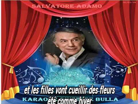 QUAND LES ROSES Salvatore Adamo Karaoké Giuseppe BULLA