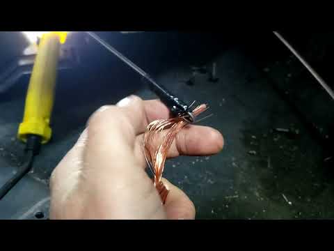 How to run amplifier power wire through Chevy firewall (easy)