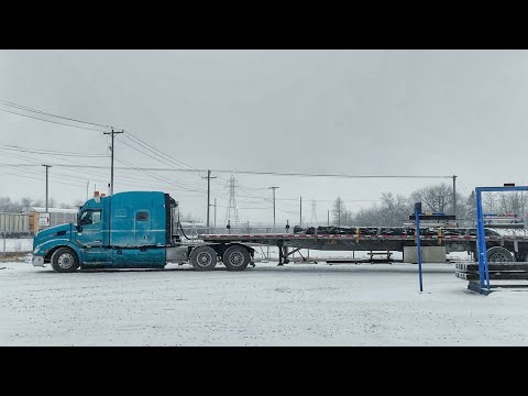 auf Glatteis nach Süden - Truck TV Amerika #730