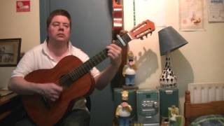 The Dubliners: "Building Up And Tearing England Down" (classical guitar cover)