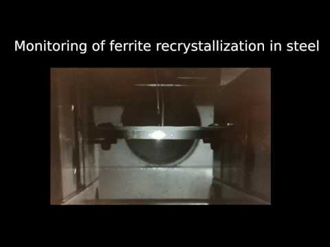 CTOME Laser ultrasonic measurement of recrystallization in steel