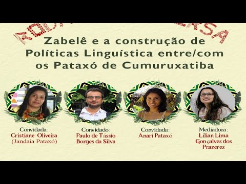 Live: Zabelê e a construção de Políticas Linguística entre/com os Pataxó de Cumuruxatiba