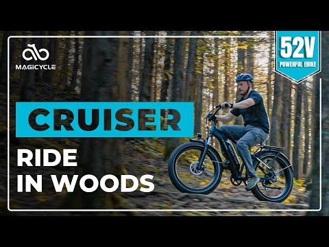 Ride Magicycle Fat Tire E-bike in Woods