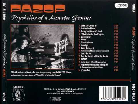 Pazop  - Psychillis of a lunatic genius 1972