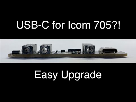 Icom IC 705 USB-C Control Board - Easy Upgrade!