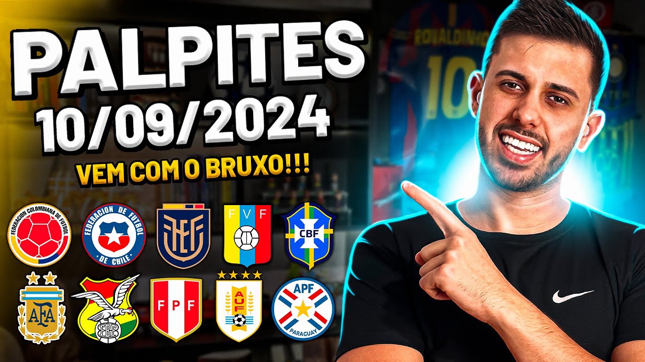 PALPITES DE FUTEBOL DO DIA 10 09 2024 + BILHETE PRONTO