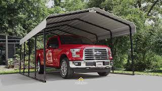 How to Assemble the All-Steel Carport from Arrow Storage Products
