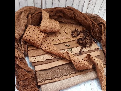 Видео обзор тканей ручного окрашивания