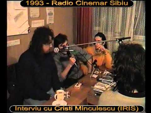 CBN RTV CINEMAR SIBIU Interviu  Cristi Minculescu-Iris 1993 - partea 1