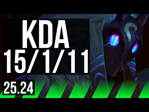 KINDRED vs AATROX (JGL) | Good KDA: 15/1/11 | KR Grandmaster | 25.24