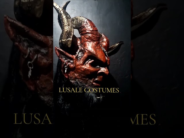 Vídeo relacionado con Joyincoser Máscara de cuerno de Aries espeluznante, máscara de terror con hueso de cabra realista, mitad de animal, para Halloween, monstruo, cosplay, carnaval (blanco)