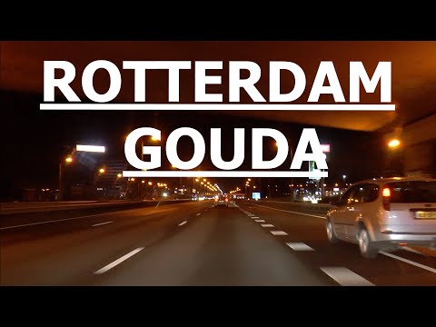 A Night Drive Rotterdam to Gouda, Den-Hague, Delft and back.