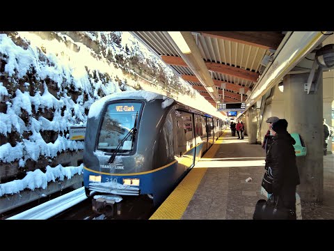 Vancouver Transit - Transit Ride - Millennium Line - Commercial-Broadway Station - VCC-Clark Station