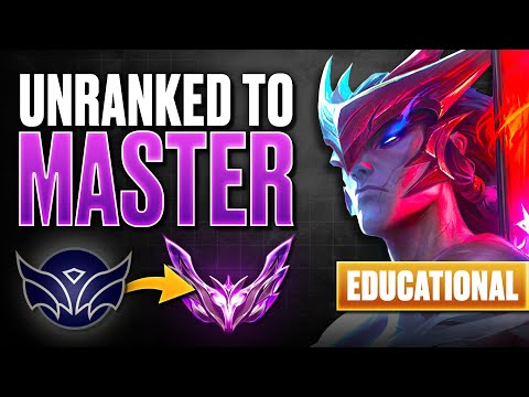 EDUCATIONAL Unranked To Masters on YONE | How to Play Yone Guide