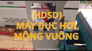 (HDSD) Máy đục mộng vuông hơi Woodmaster WM-110VT. Thông tin chi tiết và hướng dẫn sử dụng.