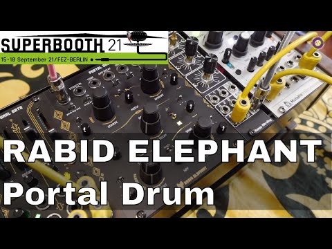 New-in-Box Rabid Elephant Portal Drum Analog Drum Synthesizer - Made in the UK image 7