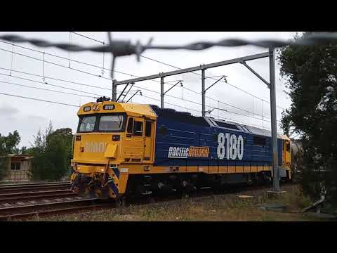 Class 8180 passing Liverpool Hospital