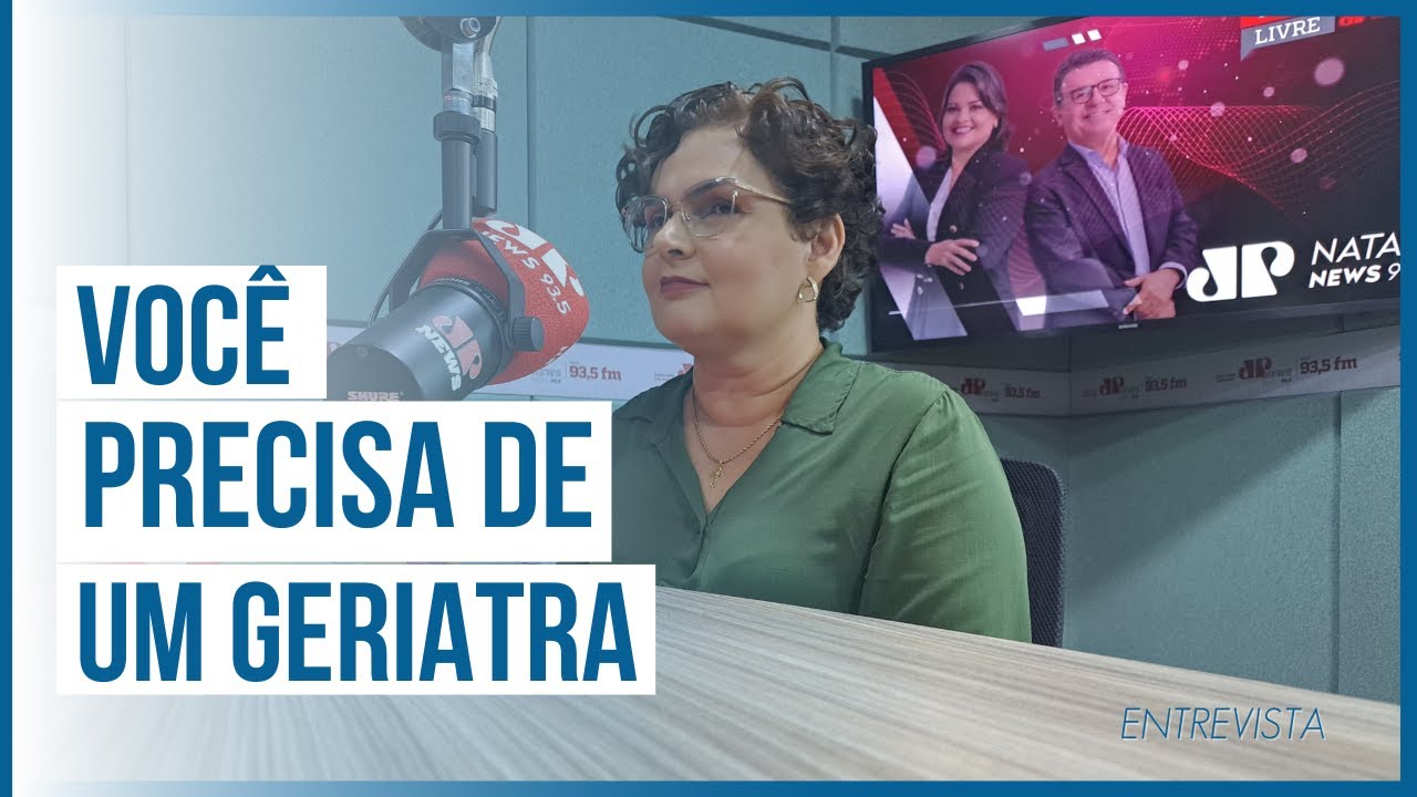 Porque você PRECISA ir ao geriatra - entrevista concedida a Jovem Pan News