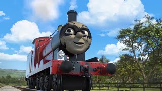 James the Super Engine pulling special candy truckyay my favorite character from thomas and friends