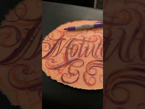How to get better at lettering.