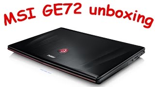 Video thumbnail for MSI GE72 2QD apache unboxing video + SPECS by TomVD