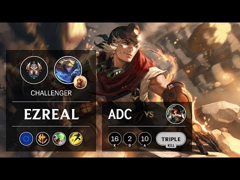 Ezreal ADC vs Miss Fortune - EUW Challenger Patch 10.2