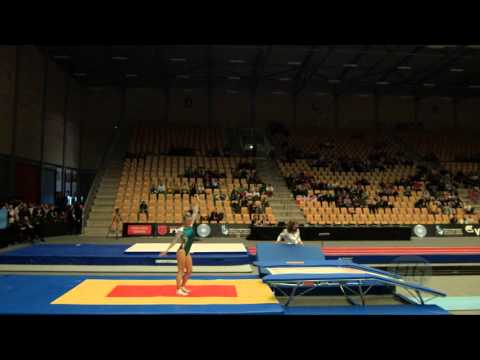 THOMAS Braida (AUS) - 2015 Trampoline Worlds - Qualification Double Mini Routine 2