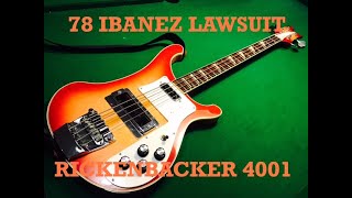 Video thumbnail for IBANEZ RICKENBACKER LAWSUIT 1978: Just as GOOD as the original. by Toltec Pickups