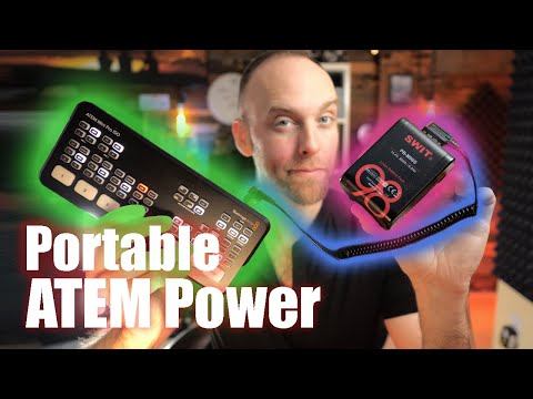 ATEM Mini Pro ISO Portable Power!!