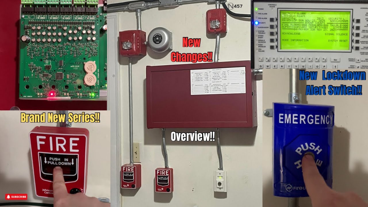 Notifier NFS2-640 s6 Fire Alarm System Test 1 |#firealarmtesting #firealarms #systemtest 
