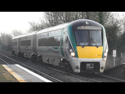 Irish Rail 22000 Class Intercity Train 22252 - Monasterevin Station, Kildare