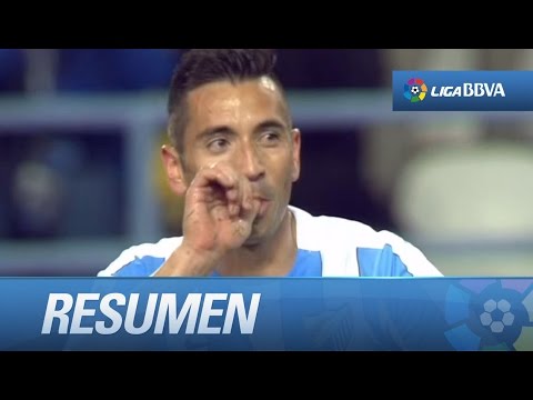 Resumen de Málaga CF (3-0) Getafe CF