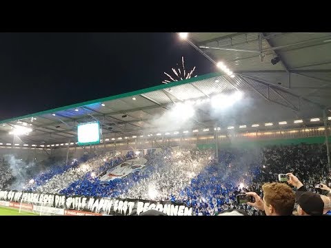 1. FC Magdeburg - Dortmund CHOREO + PYRO