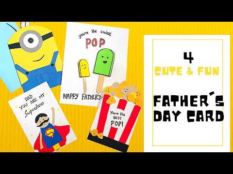 Father's s Day Cards - 4 cute & Funny Fathers day...